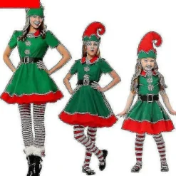 AIZHENCHEN Jul Förälder-Barn Outfit Småbarn Jul Tomte Dräkt Småbarn Jul Outfit Jultomte Dräkt DAM 130> Dräkter