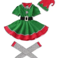 AIZHENCHEN Jul Förälder-Barn Outfit Småbarn Jul Tomte Dräkt Småbarn Jul Outfit Jultomte Dräkt DAM 130><noscript><img width=
