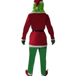 Jul Grinchen Kostym Outfit För Vuxna Unisex Dam Herr Fest Cosplay Maskerad L><noscript><img width=