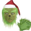 FMYSJ Jul Grinchen Som Mask + Handskar Greenhorn Set (FMY)> Tillbehör