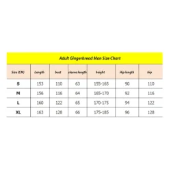 AIZHENCHEN Jul Pepparkaksdräkt Bodysuit med Huvtröja Pepparkaksgubbe Dräkt för Vuxna Barn Vuxen L><noscript><img width=