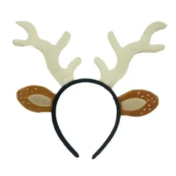 Jul Ren Öron Pannband Kompatibelt med Kvinnor Flicka Halloween Ren Utklädnad Outfit Tillbehör Ren Pannband Ren Svans Ren Näsa Prickig | Fyndiq> Tillbehör