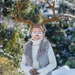 D Jul Renhorn Pannban Justerbart Renhorn Älg Cosplay><noscript><img width=