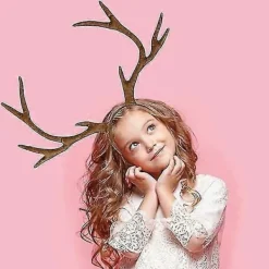 D Jul Renhorn Pannban Justerbart Renhorn Älg Cosplay><noscript><img width=