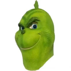 FMYSJ Jul The Grinch Helmask Latexmask Julhatt Monster Vuxenhandskar (FMY)> Masker