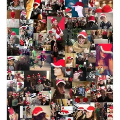 FMYSJ Jul Tomte Basebollkeps! Rolig Julhatt Justerbar Tomtedräkt för Vuxna Barn Män Kvinnor KFC Catering Kock (FMY)><noscript><img width=