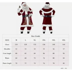 Jul Tomte Cosplay Vuxen Kostym Maskerad Party Outfit Jul Herrkläder+skägg, peruk, bjällra, glasögon Men's wear+beard, wig, bell, glasses 2XL><noscript><img width=