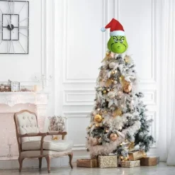 Juldekorationer, julgransprydnad och lurvig grön armdekoration KLB><noscript><img width=