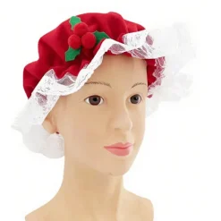 unbranded Julfröken Förkläde Halvkroppsdräkt Återanvändbar Rollspelsdräkt><noscript><img width=