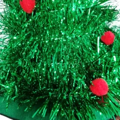 Julgransmössa Juldekorationer Icke-vävd regnsilke Julmössa Festtillbehör Klä upp Julmössa><noscript><img width=