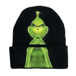 Julgrinch 3-tryckt Sticka Mössa Unisex Vinter Varm Beanie Skimössa Herrar Kvinnor Julparty Kreativ Gåva - WELLNGS> Huvudbonader