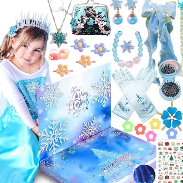 Jul-Halloween Kalender Nedräkning Enhörning Blind Box Ornament Flickor Semester Present Leksaker> Smink