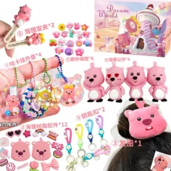 Jul-Halloween Kalender Nedräkning Enhörning Blind Box Ornament Flickor Semester Present Leksaker><noscript><img width=