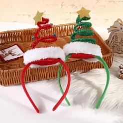 Julhatt Hårband Elf Vår Hårtillbehör Julhatt Huvudbonad Hårband Hårband Hårprydnad för Barn Vuxna Elf Kostymtillbehör><noscript><img width=
