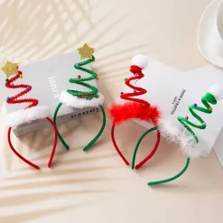Julhatt Hårband Elf Vår Hårtillbehör Julhatt Huvudbonad Hårband Hårband Hårprydnad för Barn Vuxna Elf Kostymtillbehör><noscript><img width=
