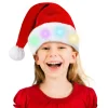 Julhatt, LED Tomtehatt - Unisex Plysch Tomtehatt Plysch Julhatt Cosplay Kostym för Julfest> Huvudbonader