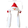 Julhatt med snögubbetema, juldekoration, julklapp, julhuvudbonad, julpynt> Huvudbonader