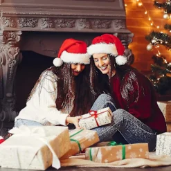 Julhatt Tomtehatt Julhelg Hatt Unisex Sammet Bekväm Julhattar><noscript><img width=