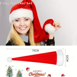 Julhatt, Unisex Plysch Julhatt (rosa)><noscript><img width=