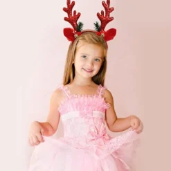 Julhårband, Julglitter Älg Horn Hårband Julhelg Present><noscript><img width=