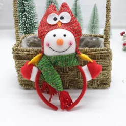 Julhuvudband Plysch Jultomte Huvudbonad Hårbåge Snögubbe Hårbåge><noscript><img width=