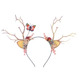 Julhuvudband stor gren fjäril vuxna barn semester> Huvudbonader