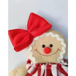 Julkaka-Hårband i Stil med Pepparkaksgubbe, Julhårtillbehör, Huvudbonad, Söt Cartoon-Hårband, Julhelgfesttillbehör, Presenter><noscript><img width=