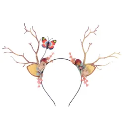 Julklappsbands med stor grenfjäril för vuxna och barn> Huvudbonader