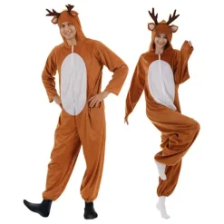 Julälg En Delad Dräkt Par Rolig Fest Scen Rekvisita Kostym><noscript><img width=