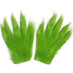 Julmask och handskar, kostymrekvisita, latex helhuvudmask><noscript><img width=