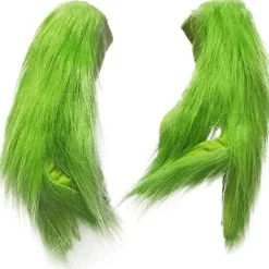 Julmask och handskar, kostymrekvisita, latex helhuvudmask><noscript><img width=