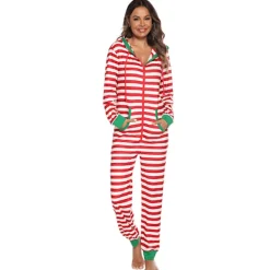 Holocky Julpyjamas för vuxna, Onesie-dräkt, Pyjamas för kvinnor, Pyjamasuppsättningar M><noscript><img width=
