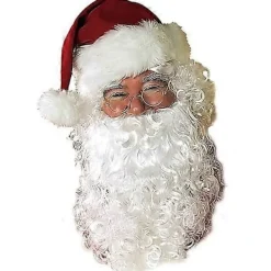 unbranded Jultomte Skägg och Peruk Set för Män> Tillbehör