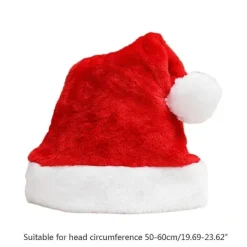 Jultomtehatt i Sammet Unisex Bekväm Kreativ Flerfärgad Vuxen & Barn Julhatt för Julhelgsfest><noscript><img width=