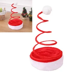 Jultomtehattar Dekorativa Spiralformade Roliga Julhattar Festmössor Favörer Fotorekvisita> Tillbehör