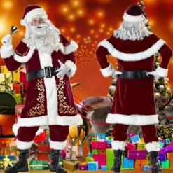 Jultomtekostym Plus storlek L> Dräkter