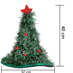 Jultomteluva Julgran Jultomteluva Tomteluva Spiral Jultomteluva Vuxen God Jul Karneval Fest Kostym Rekvisita (Stil *b)> Huvudbonader