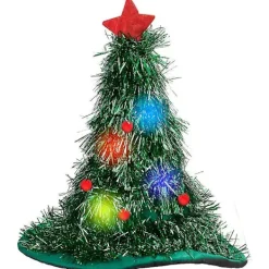 Jultomteluva Julgran Jultomteluva Tomteluva Spiral Jultomteluva Vuxen God Jul Karneval Fest Kostym Rekvisita (Stil *b)><noscript><img width=