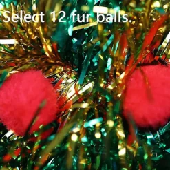 Jultomteluva Julgran Jultomteluva Tomteluva Spiral Jultomteluva Vuxen God Jul Karneval Fest Kostym Rekvisita (Stil *b)><noscript><img width=