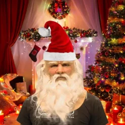 Jultomtemask, Jultomtemask i latex><noscript><img width=