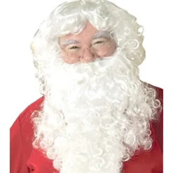 Jultomtens Skägg, Lyxig Fullt Naturlig Flerlagers Jultomte> Tillbehör