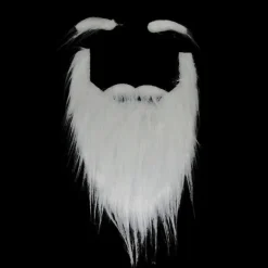 HEET Jultomte-rekvisita för festföreställningar, vitt skägg och vita ögonbryn> Tillbehör