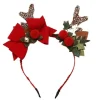 Jultomteöron med rosett - pannband> Huvudbonader