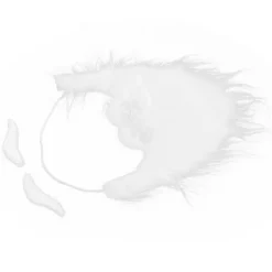 Justerbar Elastisk Falsk Mustasch Skägg Tomte Julset><noscript><img width=