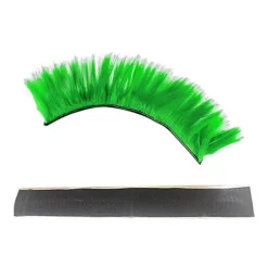 FMYSJ Kaesi Klippbar Hjälm Peruk Avtagbar Högtemperatur Siden Ljus Färg Hjälm Mohawk Hjälmtillbehör (FMY)> Huvudbonader