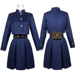 Kaisen Kugisaki Nobara Cosplay Kostym Topp Klänning Kappa Kvinnor Uniform Midja Armar Väska Peruk Komplett Set Halloween Kostymer One Size | Fyndiq><noscript><img width=