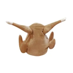 Kalkon Thanksgiving Hatt Rörlig Med Musik Nyhet Tillagad Kyckling Fågel Tomte Maskerad> Huvudbonader