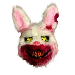 Fashion Hitch Kanin Cosplay Mask Halloween Fest Skrämmande Huvud Omslag Halloween Karneval Dräkt> Masker