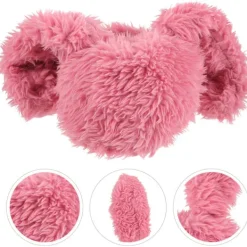 Kaninhatt, Kaninöron, Rolig Plyschhatt, Päls-kaninhatt, Djurhatt, Festfotorekvisita Rosy><noscript><img width=