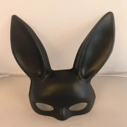 Kaninmask Ansikte Lång VIT _YF><noscript><img width=